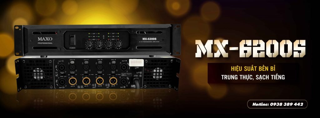 MAIN CÔNG SUẤT 4 KÊNH MX-6200S 4 main-cong-suat-mx-6200s